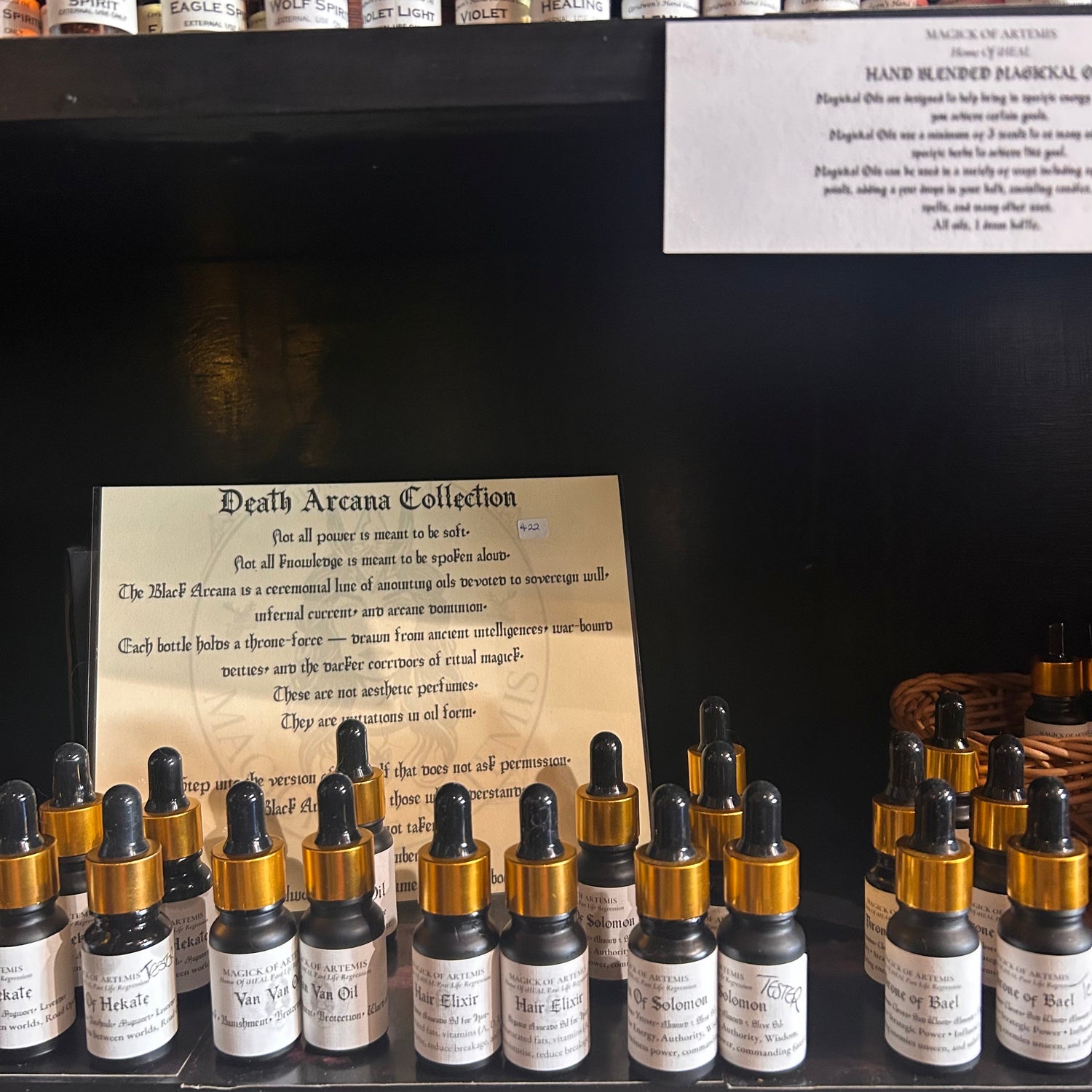 Black Arcana Ritual Oils