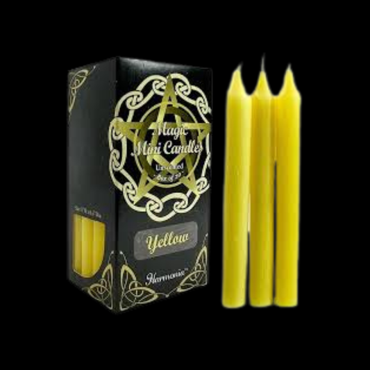 Yellow Spell Candle