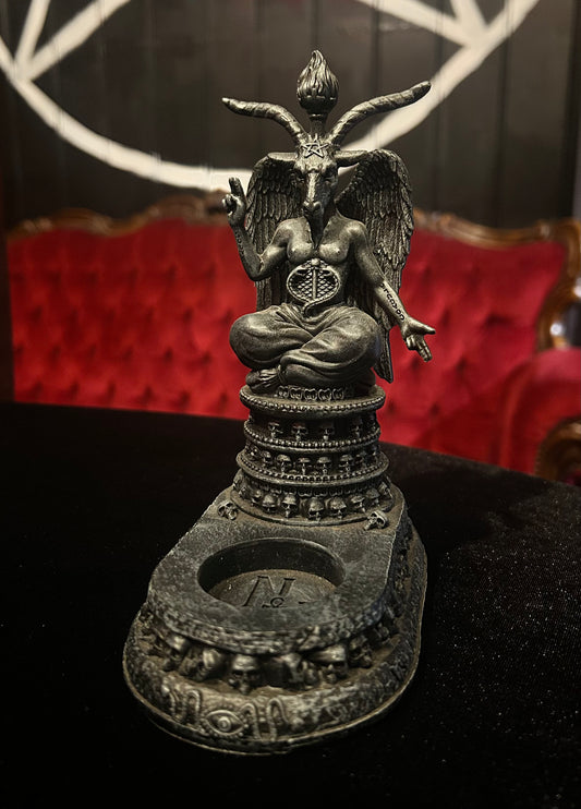Baphomet Resin Tealight Candle Holder
