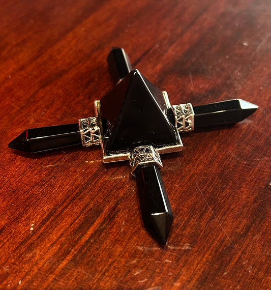 Four Point Obsidian Talisman