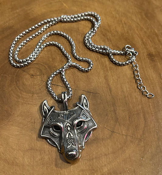 Celtic/Nordic Wolf Pendant