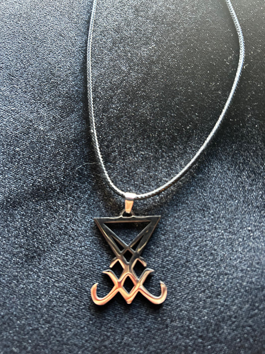 Sigil of Lucifer Stainless Steel Pendant