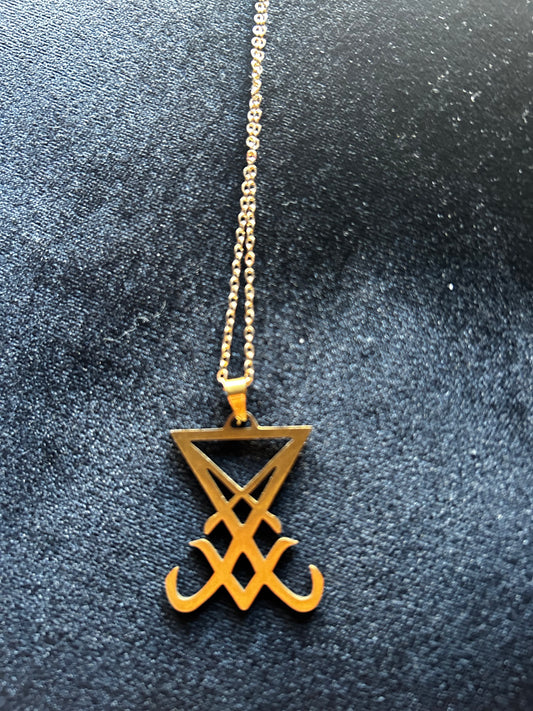 Lucifer | Gold Plated Necklace