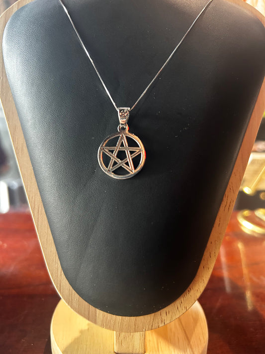 Silver Pentagram Necklace