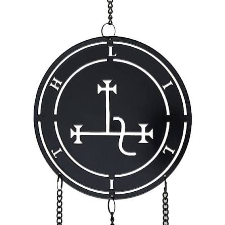 The Seal of Lilith Steel Hanging Decoration